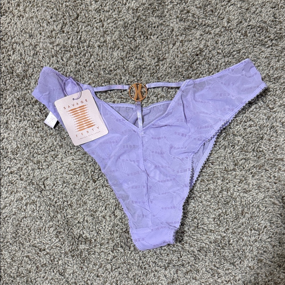 Savage X Fenty Lilac Lace Panty